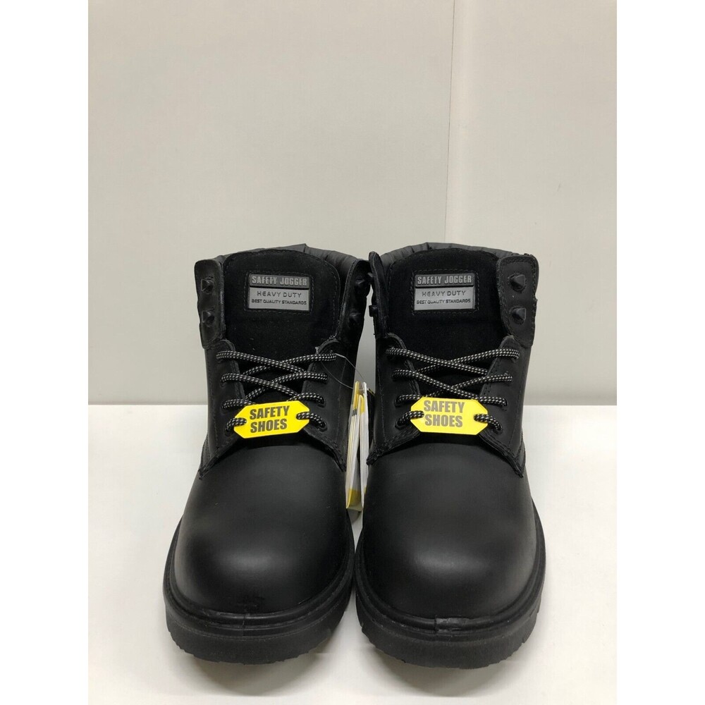 Safety Jogger X1100N Men SZ US 11.5 EU 45-UK 10.5 steel toe boots black Leather